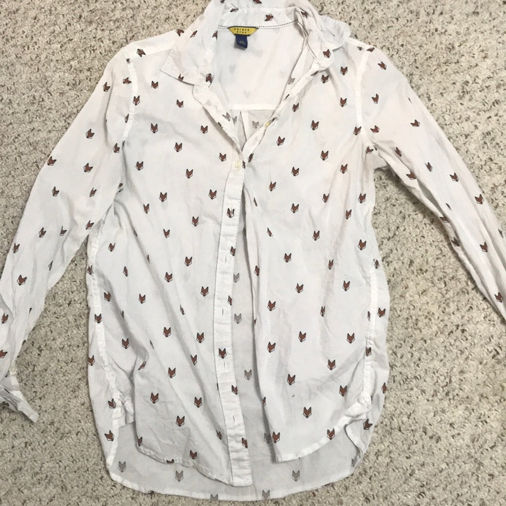 Fox button down